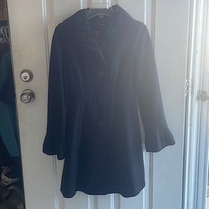 Express pea coat with detail